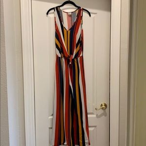 Super cute striped jumpsuit (medium)